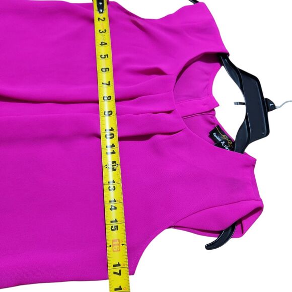 Twine And String Top Size Small Pink Sheer Sleeveless Back Buttons Lightweight - Picture 3 of 10